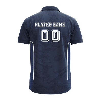 Men's Executive Polo Jersey with Custom Logo & Side Mesh Panels
