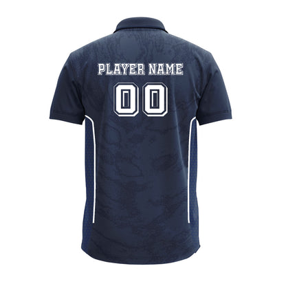 Men's Executive Polo Jersey with Custom Logo & Side Mesh Panels