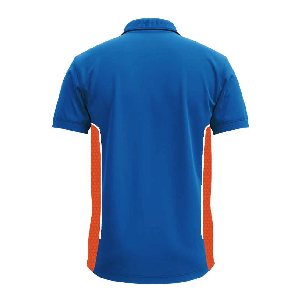 Premium Custom Sports Polo Jersey with Side Mesh Panels & Logo - product image 2