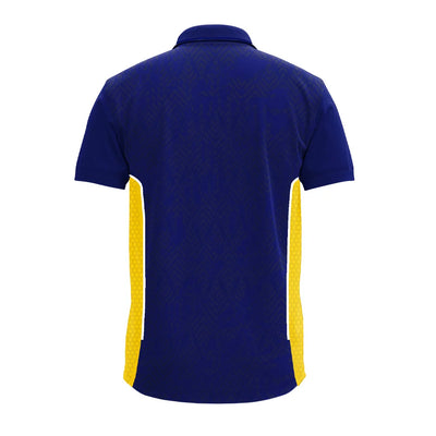 Custom Team Polo Jersey with Yellow Mesh Panels & Premium Fabric - product image 2
