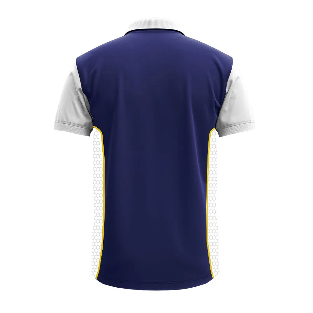 Men's Premium Polo Jersey with Custom Logo & Side Panels - product image 2