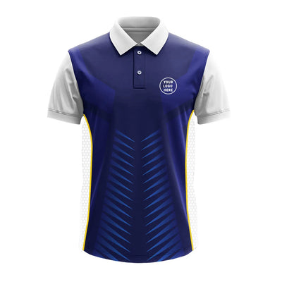 Men's Premium Polo Jersey with Custom Logo & Side Panels - product image 3