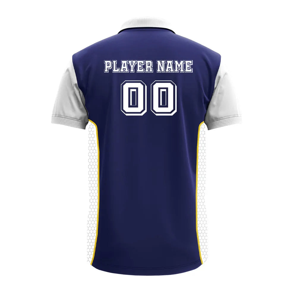 Men's Premium Polo Jersey with Custom Logo & Side Panels - product image 4