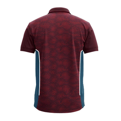 Custom Premium Polo Jersey with Side Mesh Panels | Maroon Corporate Team T-Shirt - product image 2