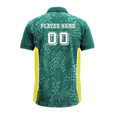 Custom Green Premium Polo Uniform Jersey with Mesh Side Panels for Teams - product image 4