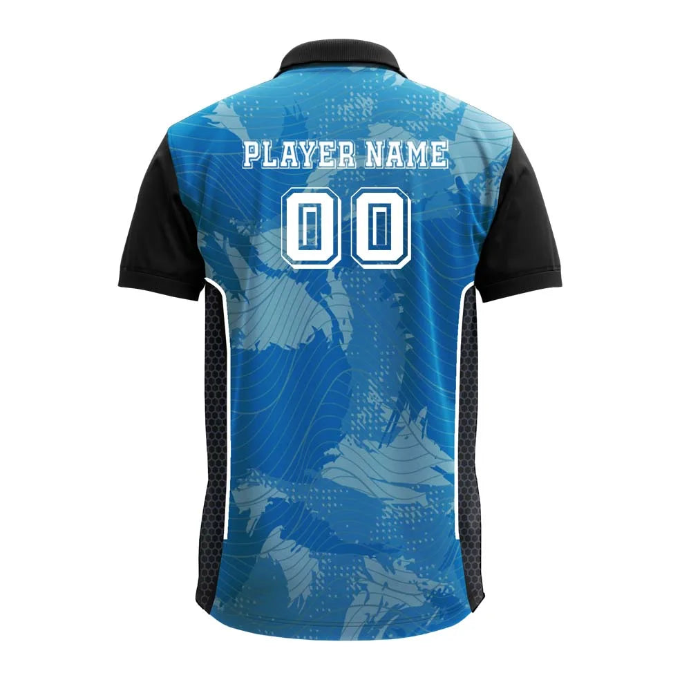 Custom Ocean Wave Premium Polo Jersey for Teams | Personalised Logo T-Shirt - product image 4