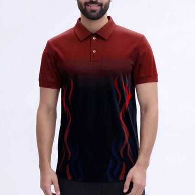 Custom Cricket Polo Jersey with Name & Number