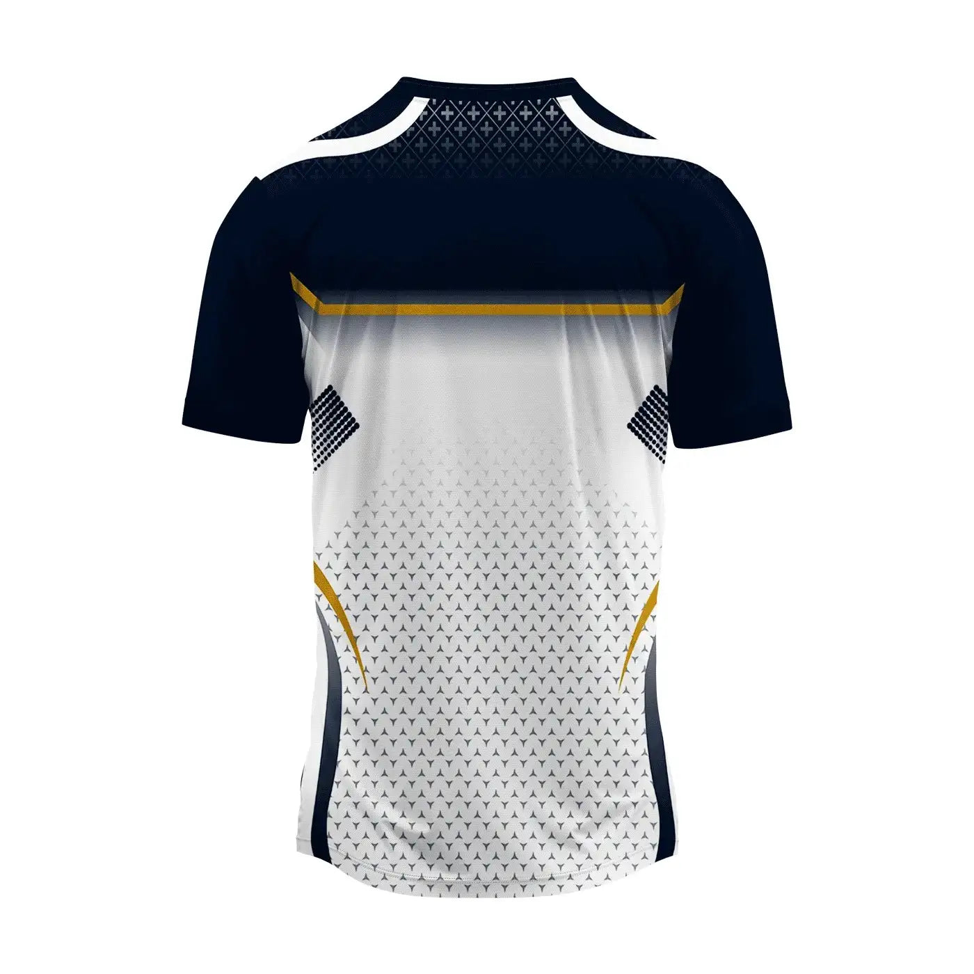 Custom Round Neck Jersey - Breathable, Athletic Fit - Black & White [Bulk Order]- Minimum Order 10