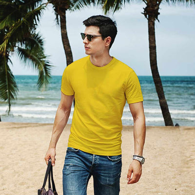 Men's Premium Plain Cotton T-Shirt