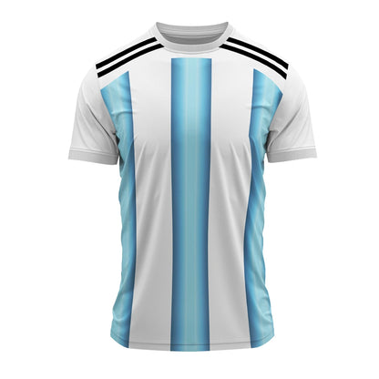 Customised Men's Round Neck Football Jersey | Custom Player Name & Number