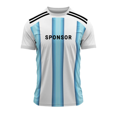 Customised Men's Round Neck Football Jersey | Custom Player Name & Number