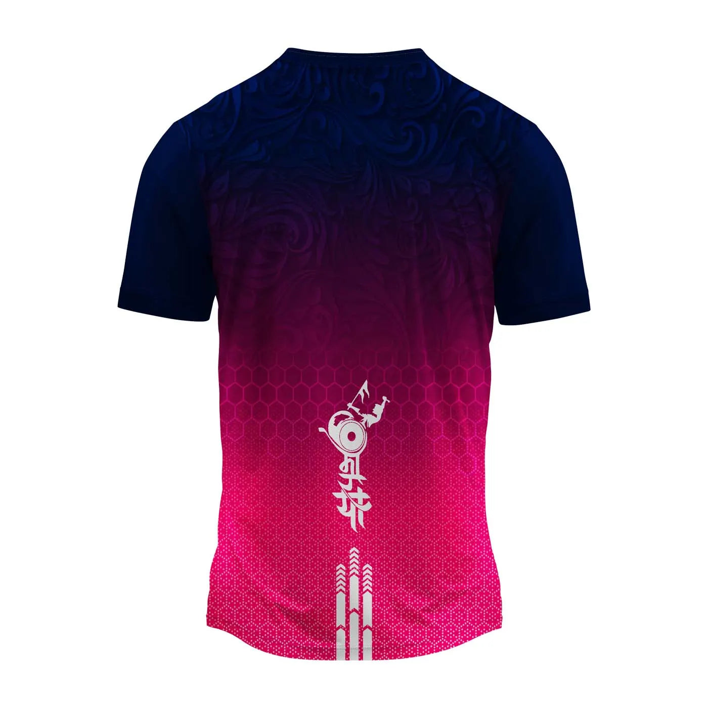 Ganpati jersey, Ganpati t-shirt for men, Ganesh festival outfit, Morya jersey, Ganesh Chaturthi dress, Ganpati visarjan wear, purple Ganpati jersey, pink Ganesh t-shirt, bhajan mandal dress, Ganpati 2025 outfit, dhol tasha t-shirt, Ganpati Bappa Morya clothes, dry fit Ganpati shirt
