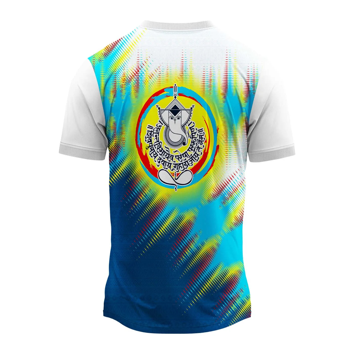 Ganpati jersey, Ganpati festival t-shirt, Ganesh Chaturthi dress, visarjan jersey, Ganpati visarjan group wear, Ganesha printed jersey, Ganpati utsav outfit, blue Ganpati t-shirt, Ganesh t-shirt for men, Ganpati special jersey, Ganpati dress for boys, devotional t-shirt, Ganpati 2025 dress, Lord Ganesha jersey, mandal group t-shirt
