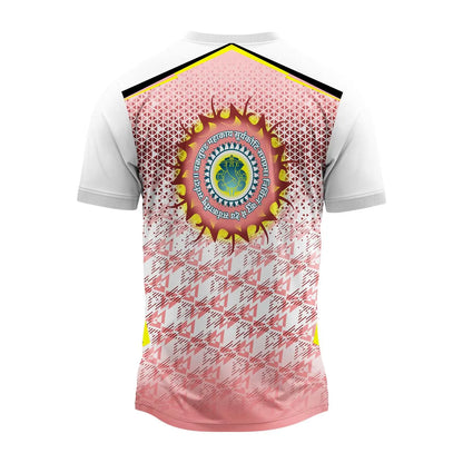 Ganpati jersey, Ganesh Chaturthi dress, pink Ganpati t-shirt, Ganpati visarjan outfit, Lord Ganesha t-shirt, Marathi Ganpati jersey, Mandal group dress, Ganesh utsav t-shirt 2025, visarjan dress, festival jersey for boys, devotional t-shirt, Ganesh graphic jersey
