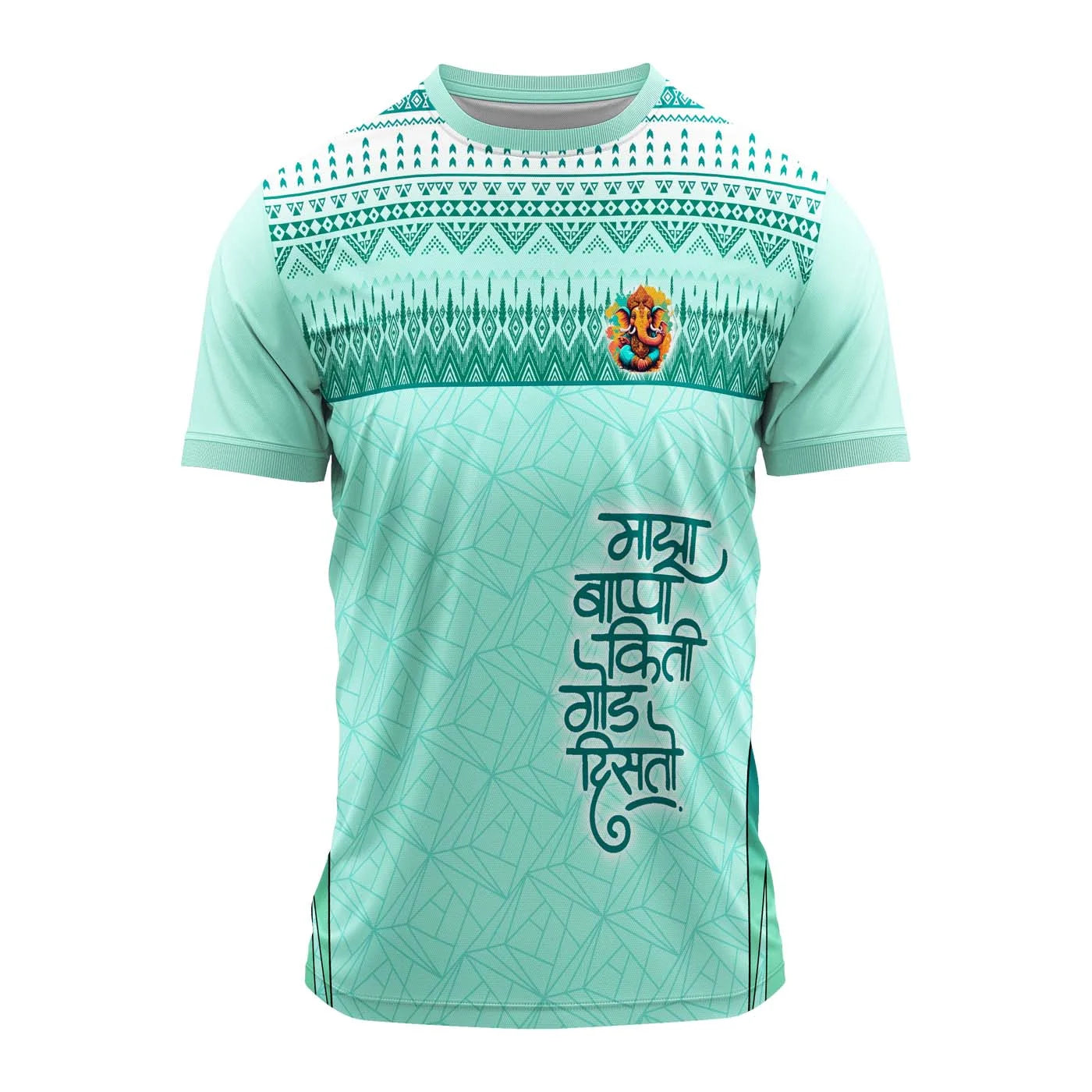 Ganpati jersey, Ganpati Bappa jersey, Ganesh Chaturthi outfit, Ganesh festival jersey, Ganpati visarjan jersey, mandal t-shirt, devotional jersey, Bappa t-shirt, Ganpati 2025 dress, spiritual wear for festival, polyester Ganpati jersey, men Ganpati t-shirt, Ganesh Chaturthi dress, custom Ganpati jersey, festival wear for men, Ganpati group t-shirt, matching Ganesh outfits, Ganpati celebration clothes
