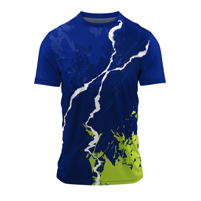 Personalised Round Neck Sports Jersey with Custom Name & Print