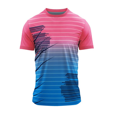 Custom Round Neck Athletic Jersey with Personalised Back Print