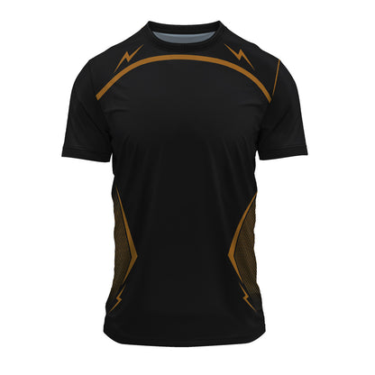 Custom Black & Gold Performance Jersey – Premium Athletic Fit