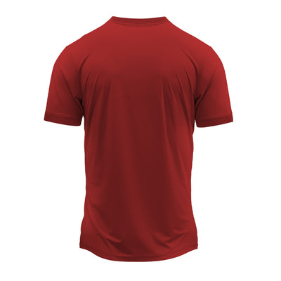 Men’s Custom Sports Jersey T-Shirt | Blue Red Round Neck Gym & Football Wear
