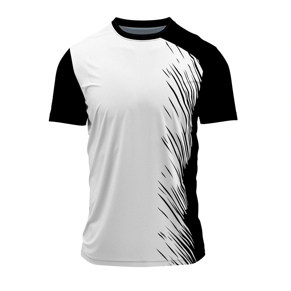 Customised Men’s Round Neck Jersey – Personalised Name & Number Sports T-Shirt