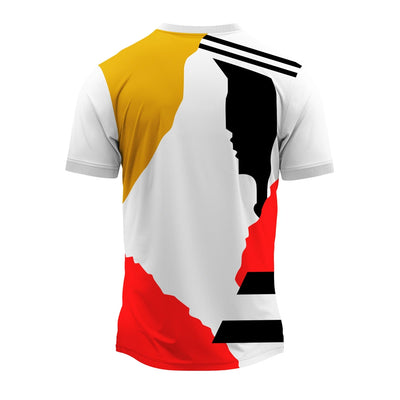 Men’s Custom Sports Jersey – Personalised Round Neck Performance T-Shirt