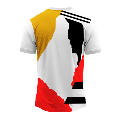 Men’s Custom Sports Jersey – Personalised Round Neck Performance T-Shirt