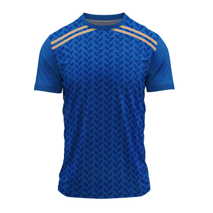 Customised Men’s Round Neck Jersey – Advanced Breathable Quick-Dry T-Shirt