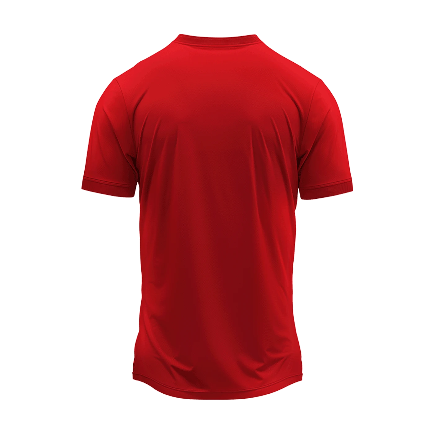 Round Neck Cricket Jersey - Breathable Fit - Red [Check : Bulk Prices ] -  Minimum Quantity 10