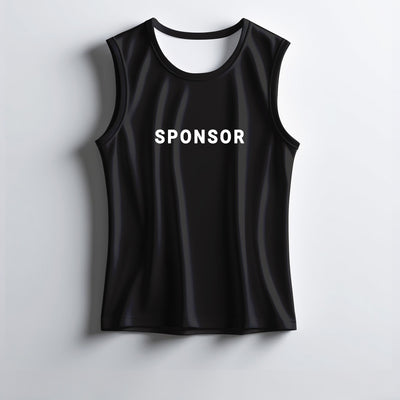 Customisable Men's Sports Singlet with Team Logo, Name & Number