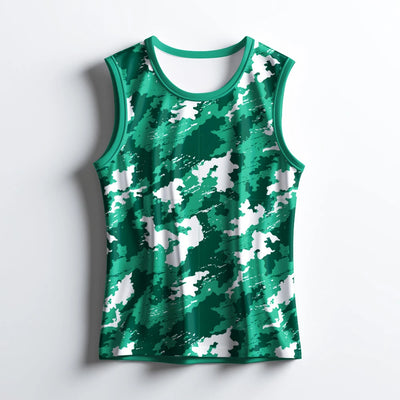 Men's Camouflage Sleeveless Jersey