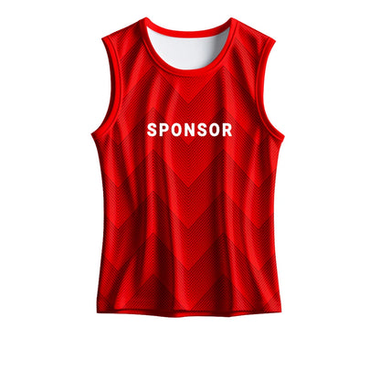 Custom Sleeveless Sports Singlet for Men — Add Logo & Number