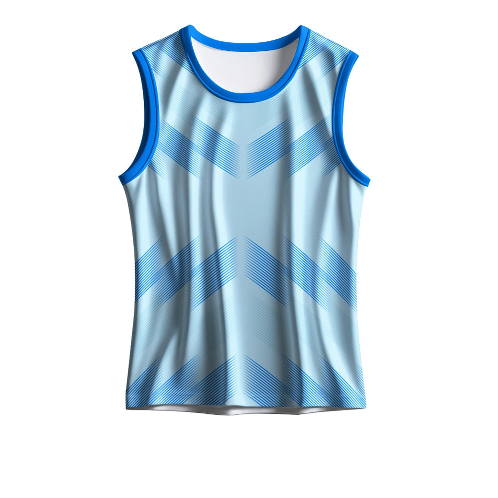 Custom Men's Sleeveless Sports Singlet - Add Team Logo & Number