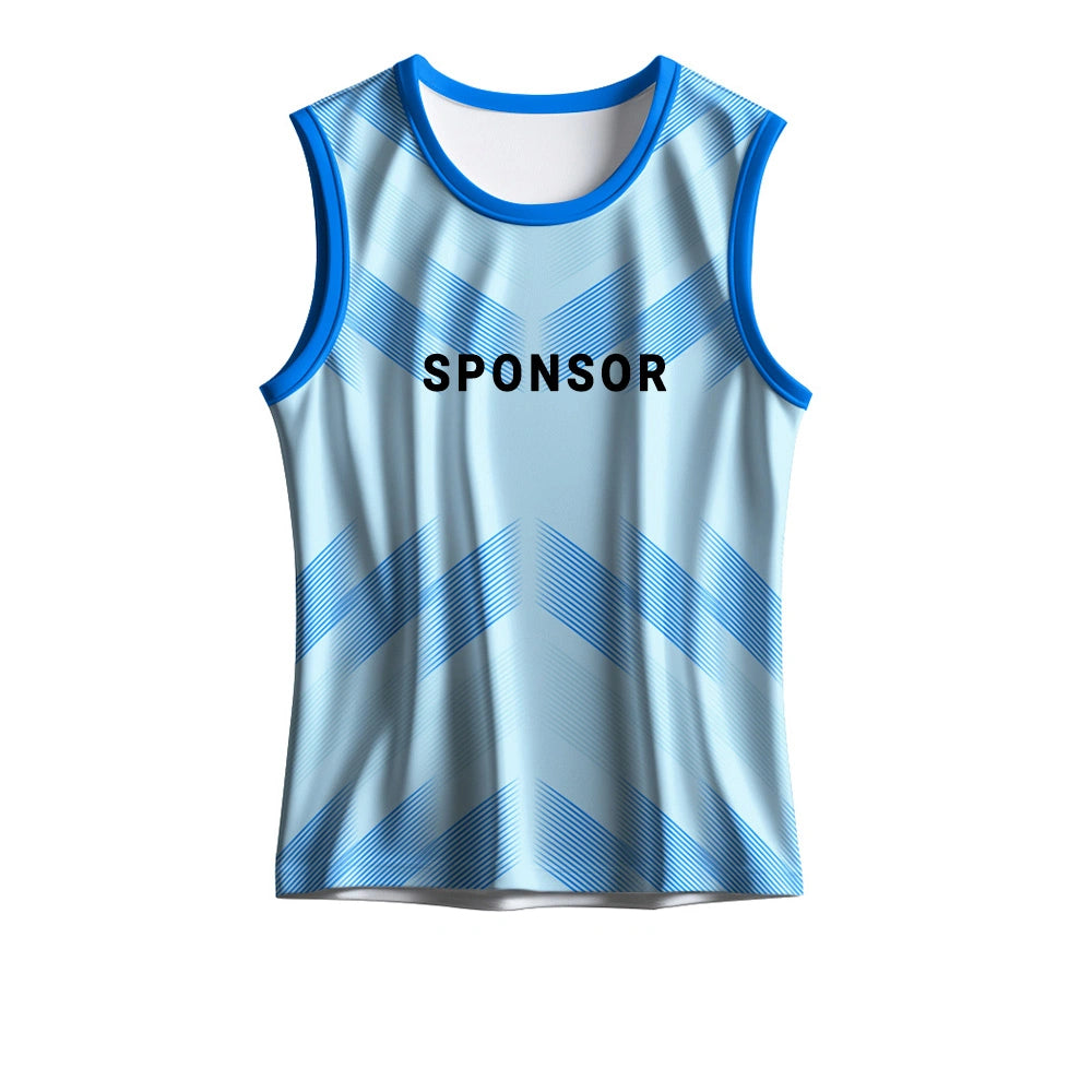 Custom Men's Sleeveless Sports Singlet - Add Team Logo & Number