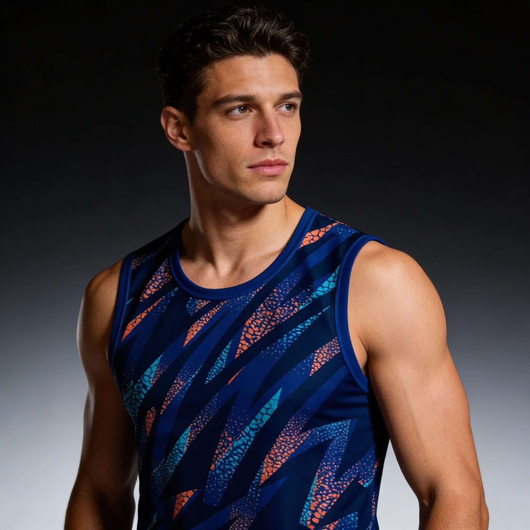 men's running singlet, gym singlet for men, men's workout tank top, training vest for men, men's gym wear, breathable sports vest, sleeveless running top, marathon singlet, fitness singlet for men, men's jogging tank, crossfit singlet, moisture-wicking gym wear, athletic tank top men