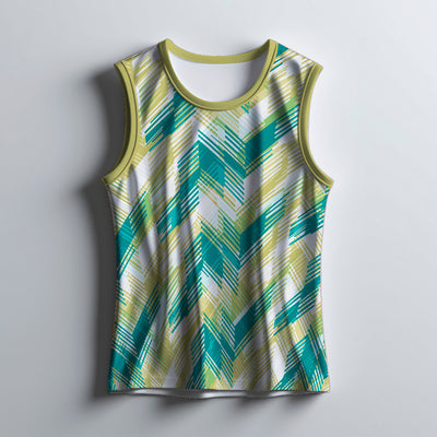 Arrow Print Sleeveless Gym Jersey Men