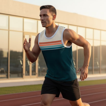 Buy Men's Gym Singlet, Order Sports Tank Tops, Shop Workout Sleeveless Shirts, Best Training Vest for Men, Athletic Gym Singlet Online, Running Tops for Men, Fitness Stringer Vest Buy, Premium Quality Gym Wear, Affordable Activewear for Men, Breathable Polyester Tank Top