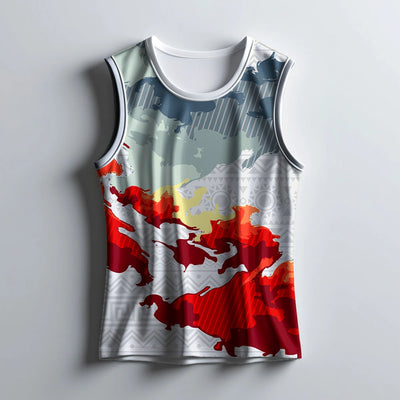Men's Digital Print Gym Tank Top