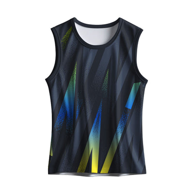 Black Neon Custom Men's Gym Tank | Dry Fit Sleeveless Jersey