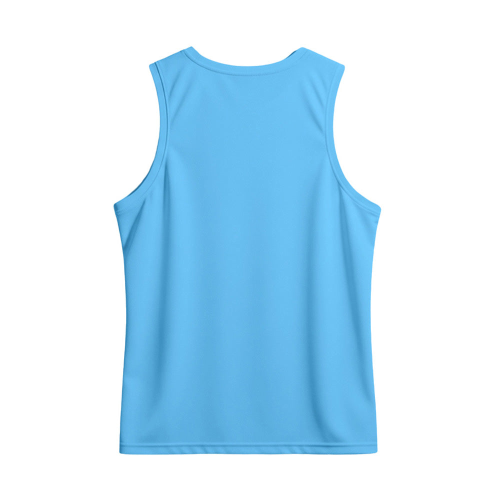 Blue Men's Custom Sports Singlet | Quick Dry Running Vest