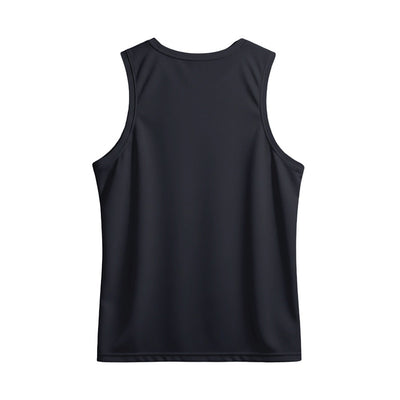 Black & Yellow Abstract Men's Custom Sports Singlet | Quick Dry Sleeveless Running Jersey