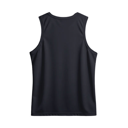 Black & Yellow Abstract Men's Custom Sports Singlet | Quick Dry Sleeveless Running Jersey