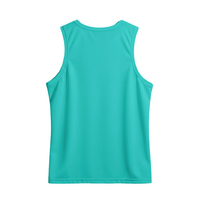 Personalised Lambodar Ganesha Teal Tank Top