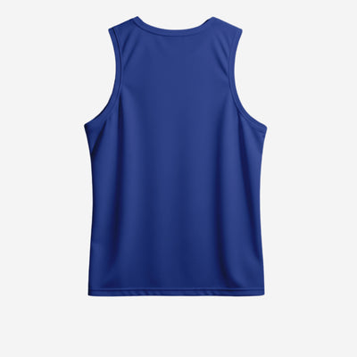 Custom Dhol Tasha Ganesha Royal Blue Tank Top