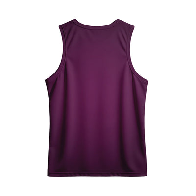Customise Ganpati Bappa Morya Plum Purple Tank Top