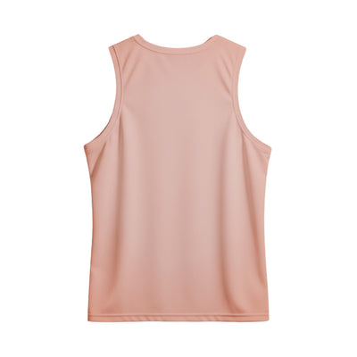 Vakratunda Mahakaya Peach Tank Top | Custom Sanskrit Mantra Sando