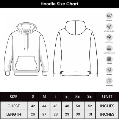 Hoodie size chart,Hoodie sizing guide,Size chart for hoodies,Unisex hoodie size chart,Men’s hoodie size chart,Hoodie measurements,How to measure for a hoodie,Fit guide for hoodies,Hoodie size conversion,Cotton hoodie size chart