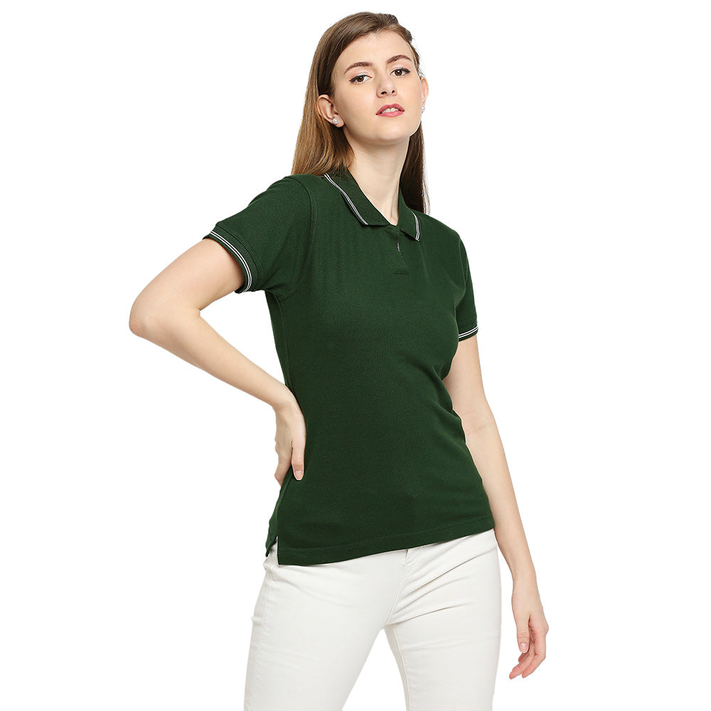 Trendy Women’s Polo Neck T-Shirt – Soft, Stylish & Everyday