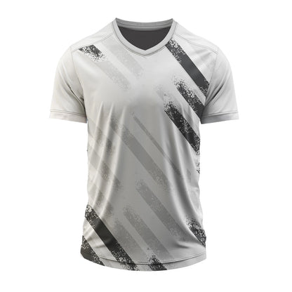 Men’s Custom Printed Football Jersey | V-Neck Team Sports T-shirt