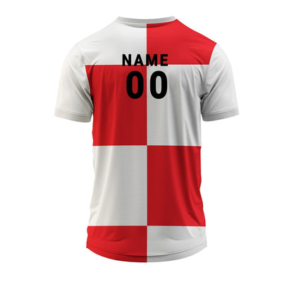 Customised Men’s V-Neck Football Jersey – Personalised Name & Number Team Wear
