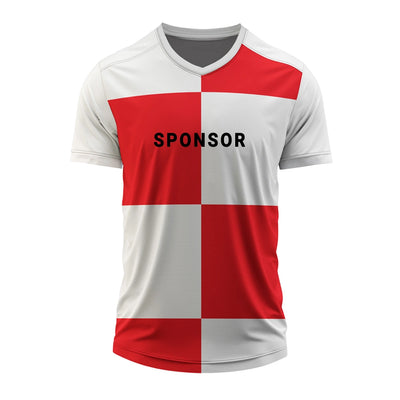 Customised Men’s V-Neck Football Jersey – Personalised Name & Number Team Wear